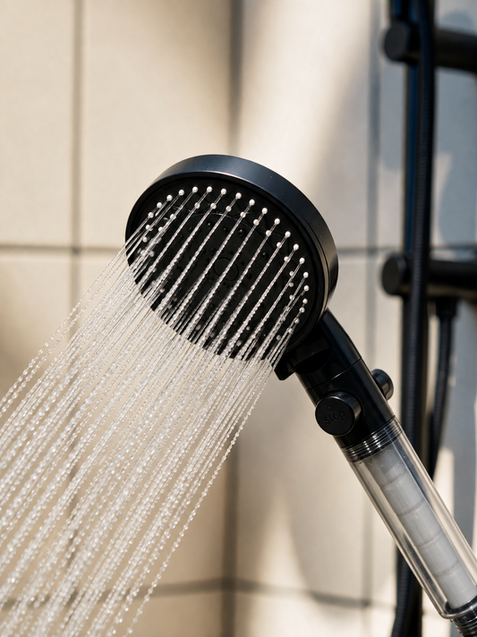 Pommeau de douche filtrant à cartouche coton